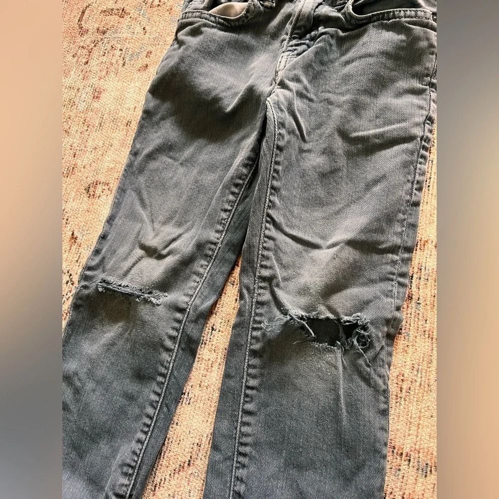 GAP Gray Straight Fit Jeans